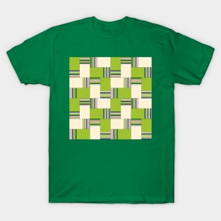 Green Rainbow Tiles T-Shirt